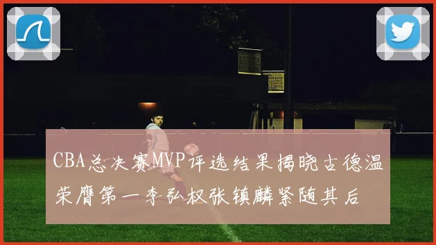 CBA总决赛MVP评选结果揭晓古德温荣膺第一李弘权张镇麟紧随其后